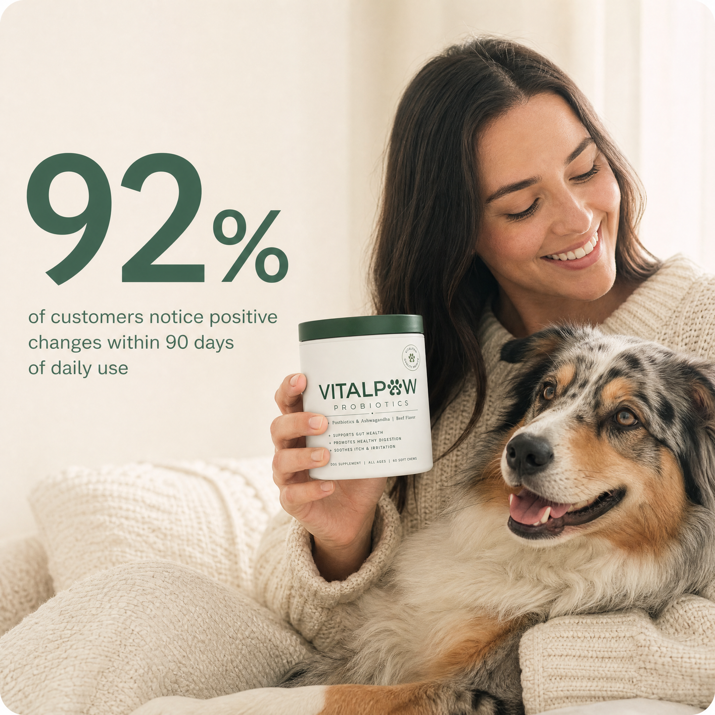 Probiotics For Gut & Digestive Health - Itching, Licking & Skin Irritation