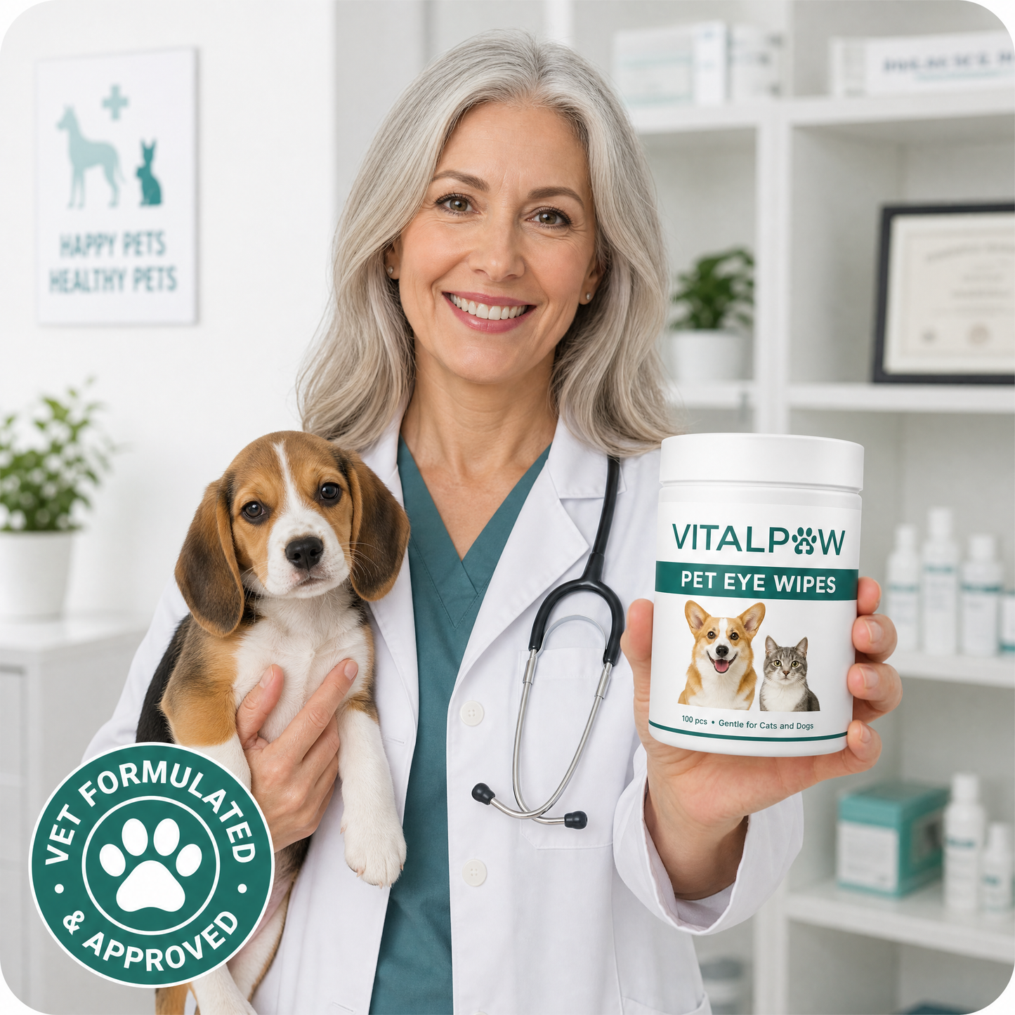 VitalPaw™ Eye Defense Wipes