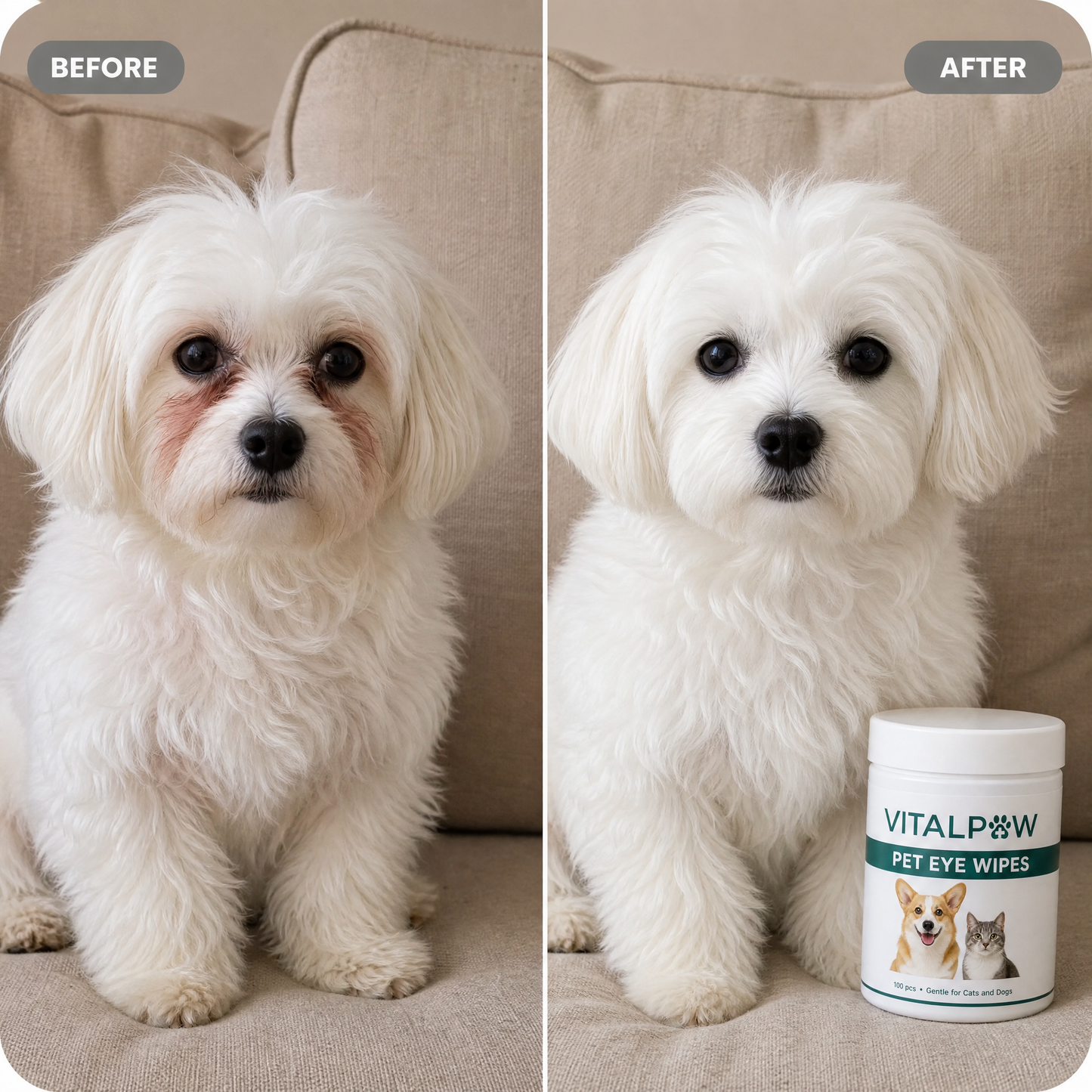 VitalPaw™ Eye Defense Wipes